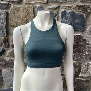 Outdoor Voices Move Free Crop Top in Evergreen size XS